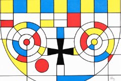 2025-19 Wappen IMG_6131 Wappen - Acryl auf Leinwand 50x70cm, 2025